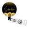 Sunflower ID Badge Reel, Personalized Flower Badge Card Holder, Sunflower Badge Holder, Flower Retractable Badge Reel - GG6023 product 1